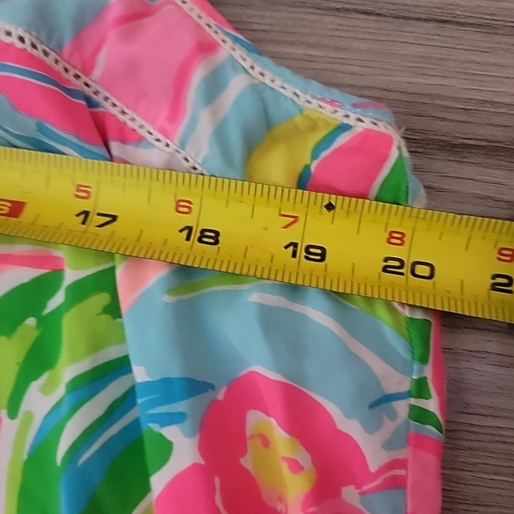 Lilly Pulitzer Pink Green Blue Floral Tank Top - Picture 8 of 8